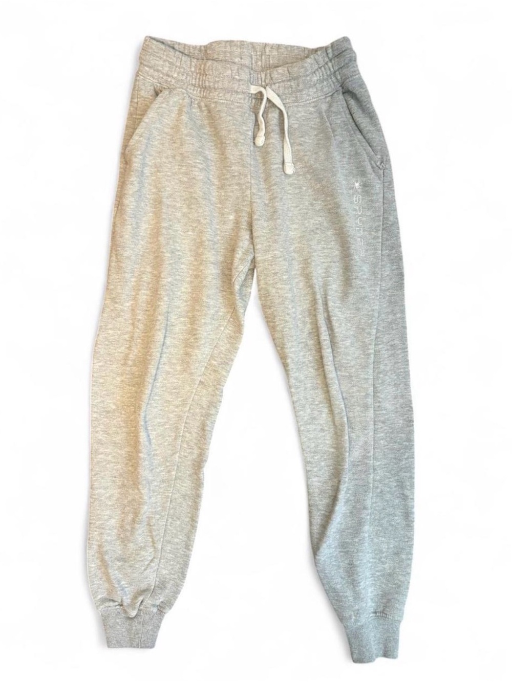 Spyder Light Gray Womens Sweatpants with Drawstring